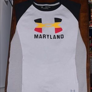 youth XL Maryland long sleeve crew neck